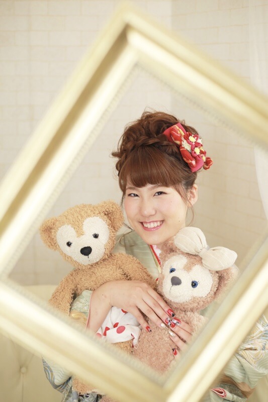 大事なダッフィー、シェリーメイちゃんと一緒に♡