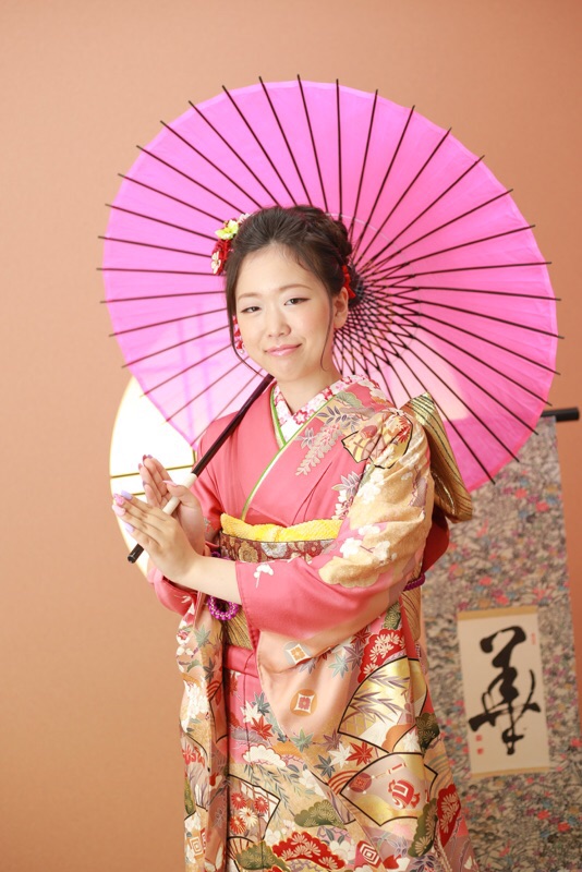 お母様のお振袖とてもお似合い♡