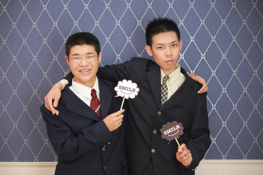 兄弟で学生制服記念★
