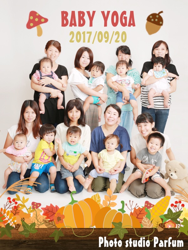 毎月恒例ベビーヨガ☆