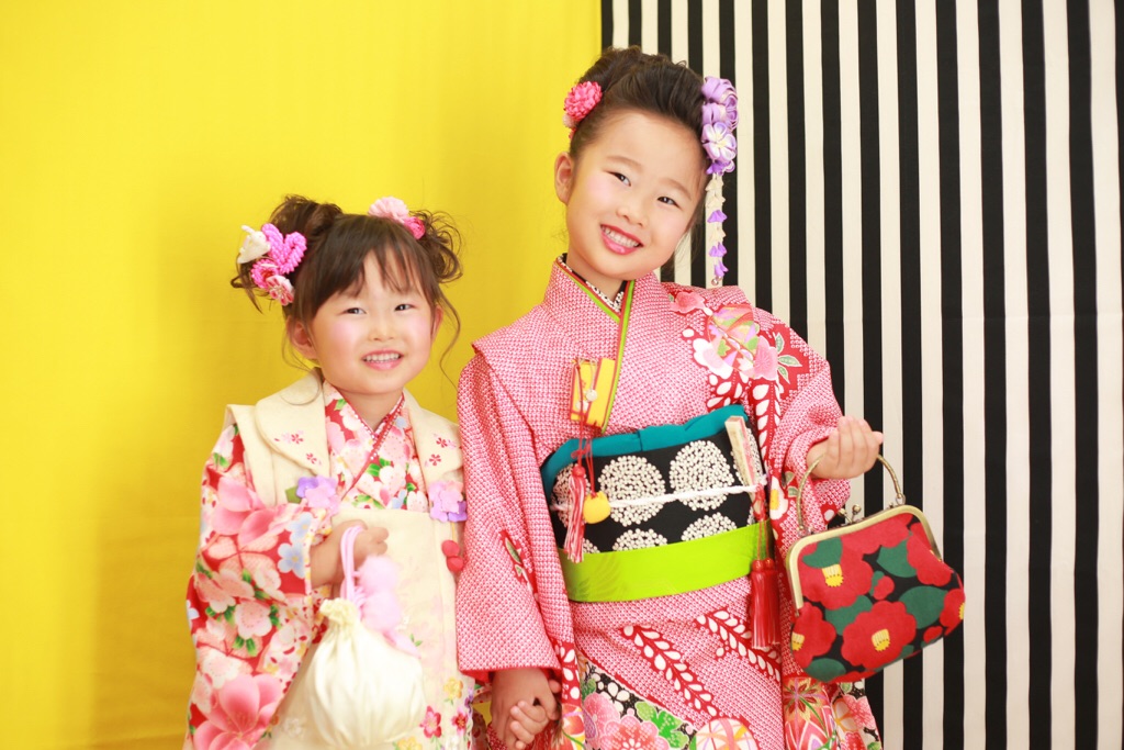 姉妹で可愛い七五三♡