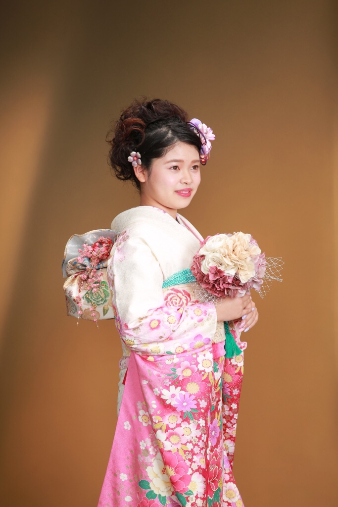 ピンクの似合う女性♡