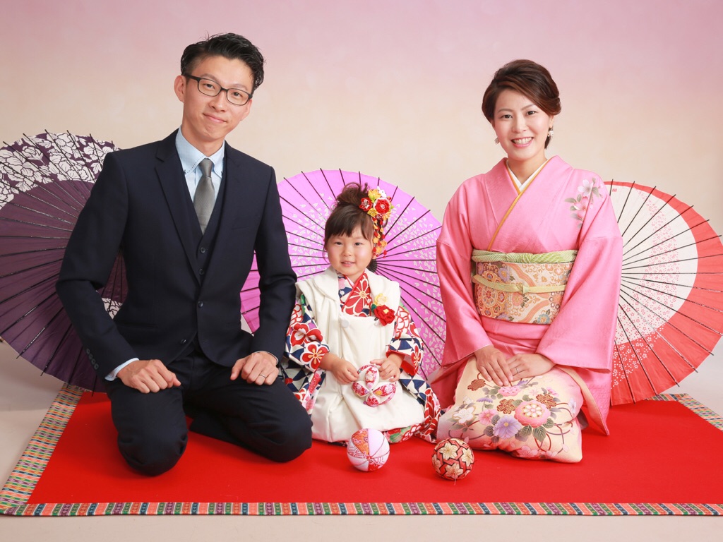 大好きなパパママと♡