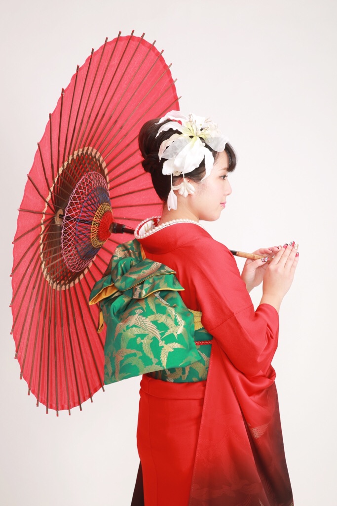 ママの振袖も現代風に☆