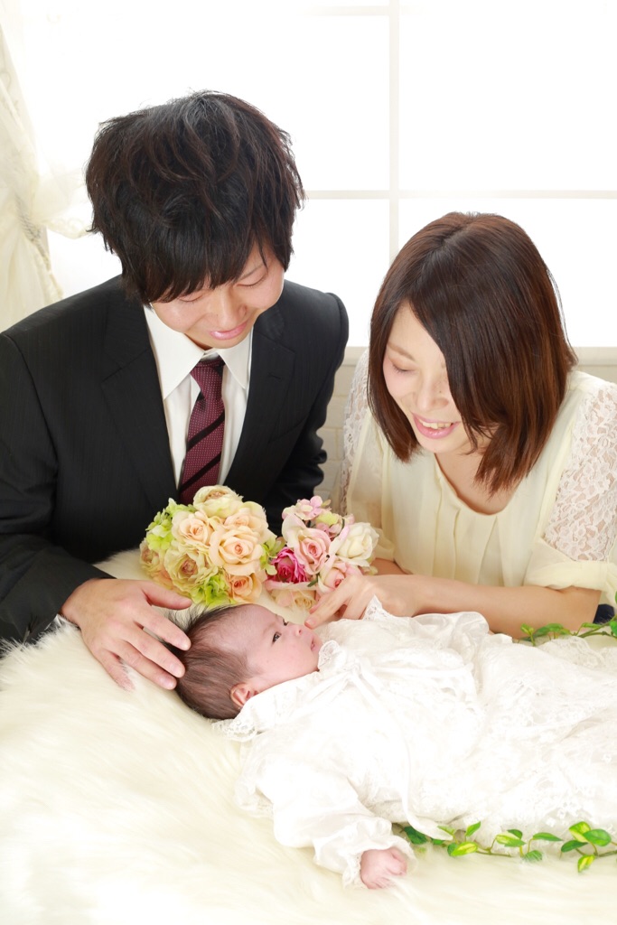 マタニティフォトのお客様♡無事出産されて、お宮参り撮影来てくれました♡