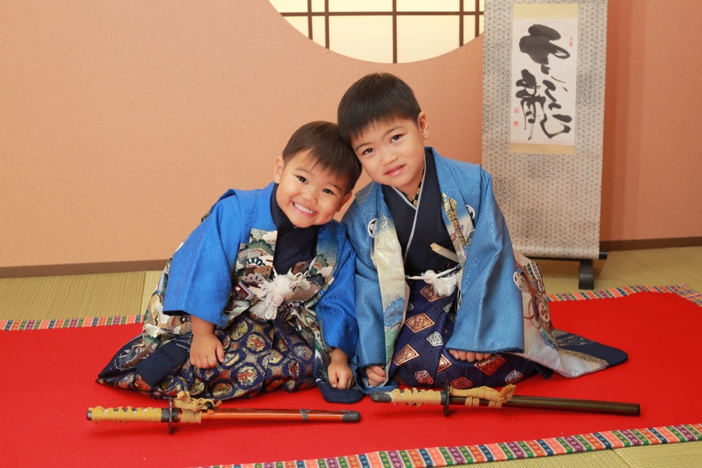 去年いとこさんの撮影付き添いで来てくださり、今年は主役のお二人♡