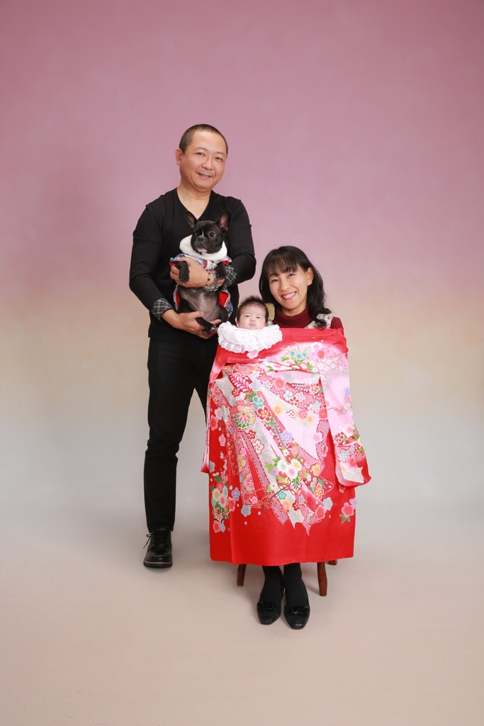 わんちゃんと一緒にお宮参り♪