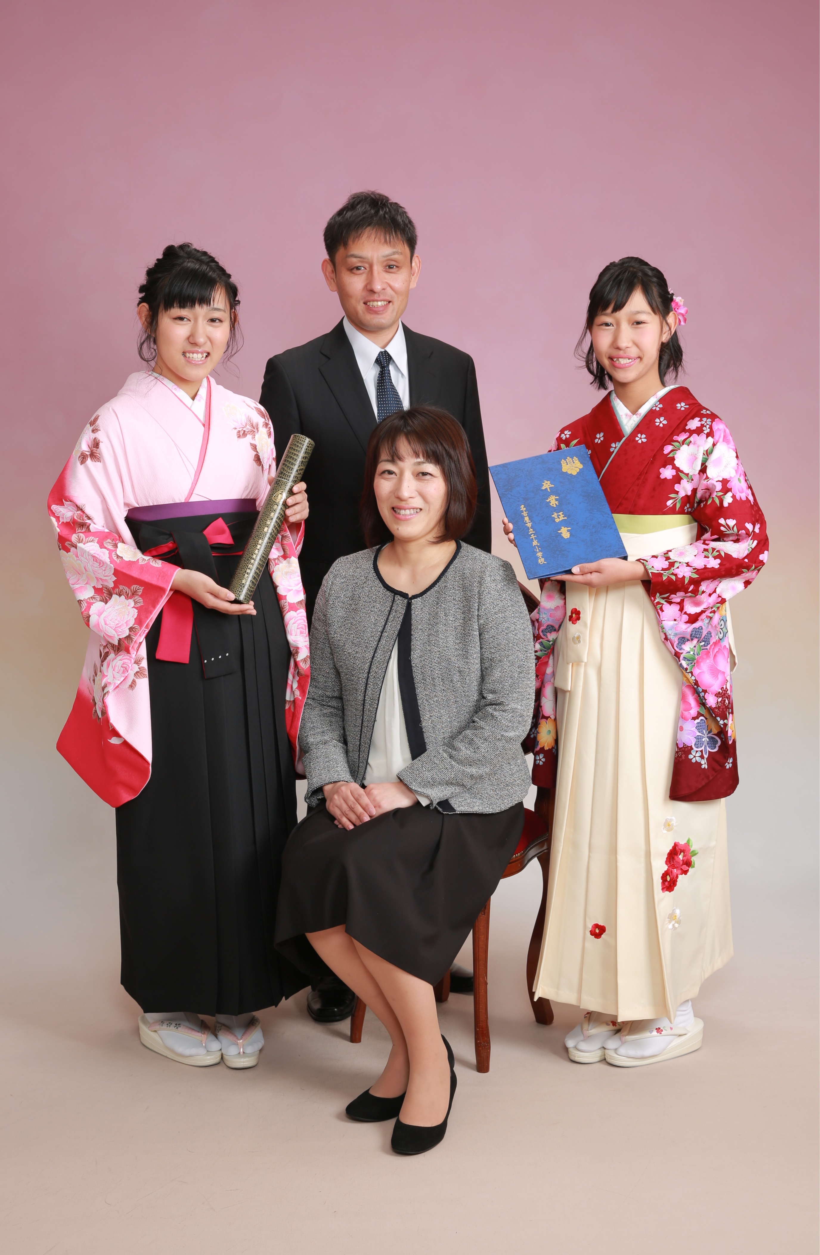 姉妹で仲良く卒業&入学記念★3/21