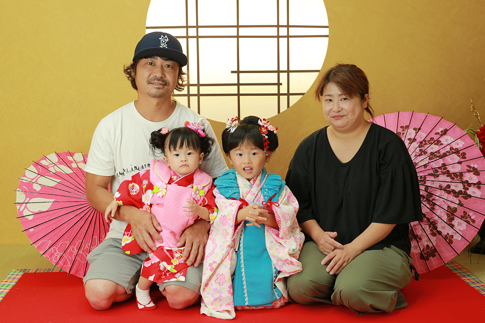 家族みんなで７５３撮影 岐阜県可児市のフォトスタジオ Photo