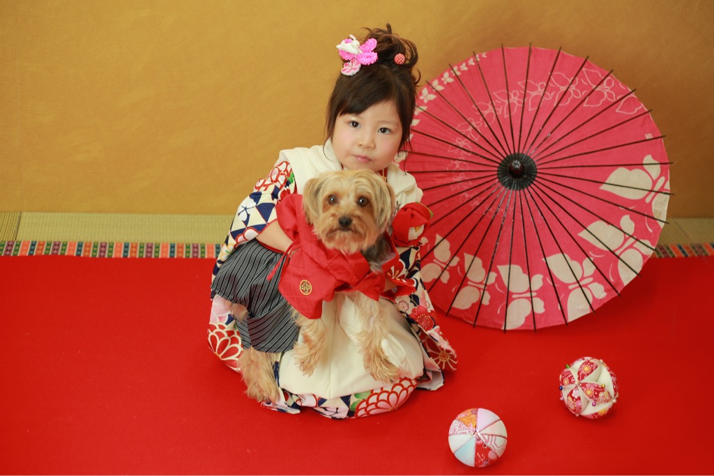 犬のピーちゃんと♡