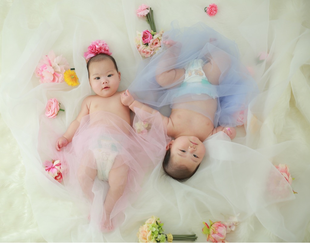 双子ちゃんのお宮参り＆お兄ちゃんの七五三☆