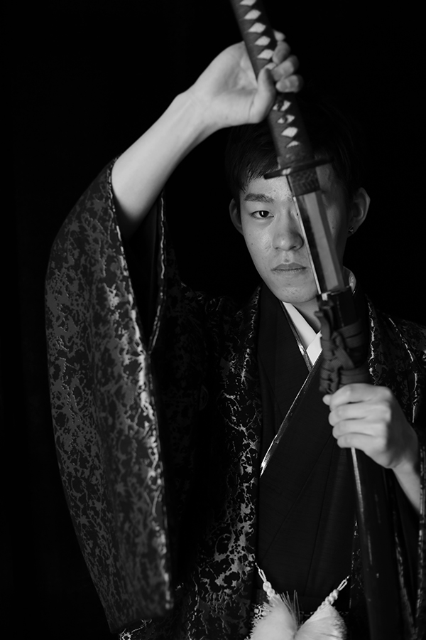 スーツと袴で成人式後撮り 【可児市】