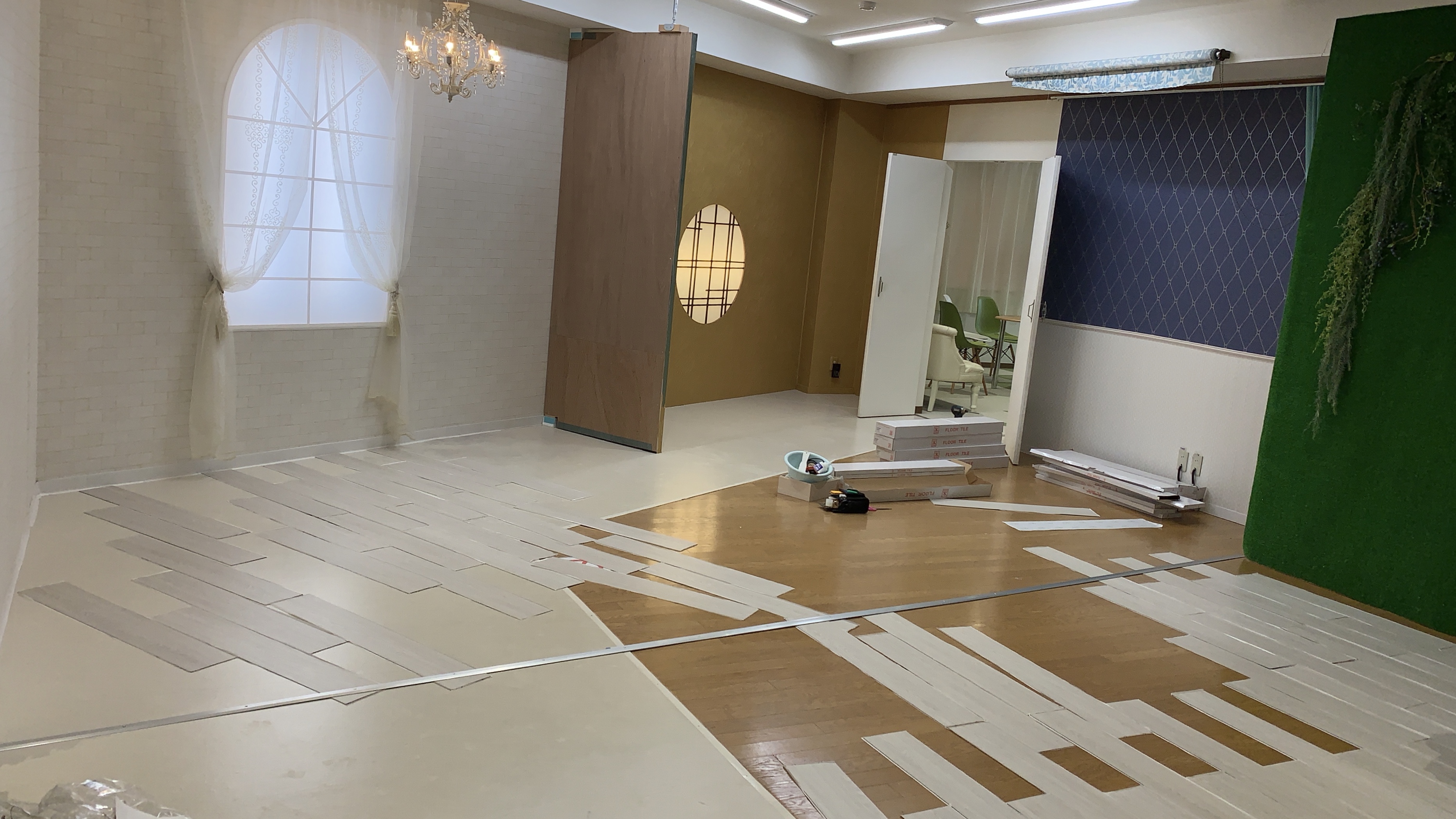 スタジオ改装中！