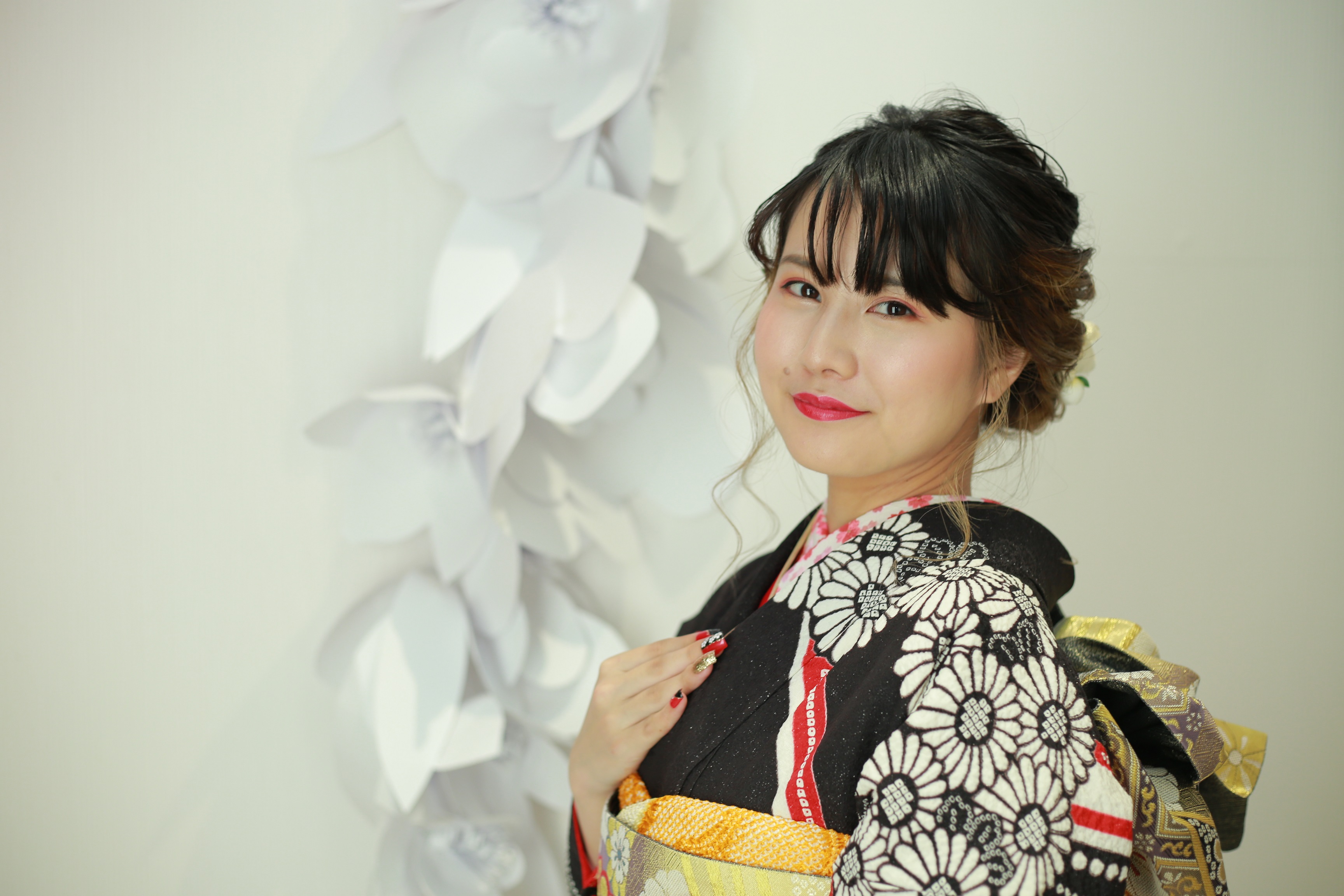 黒の振袖で成人式前撮り☆【可児市】