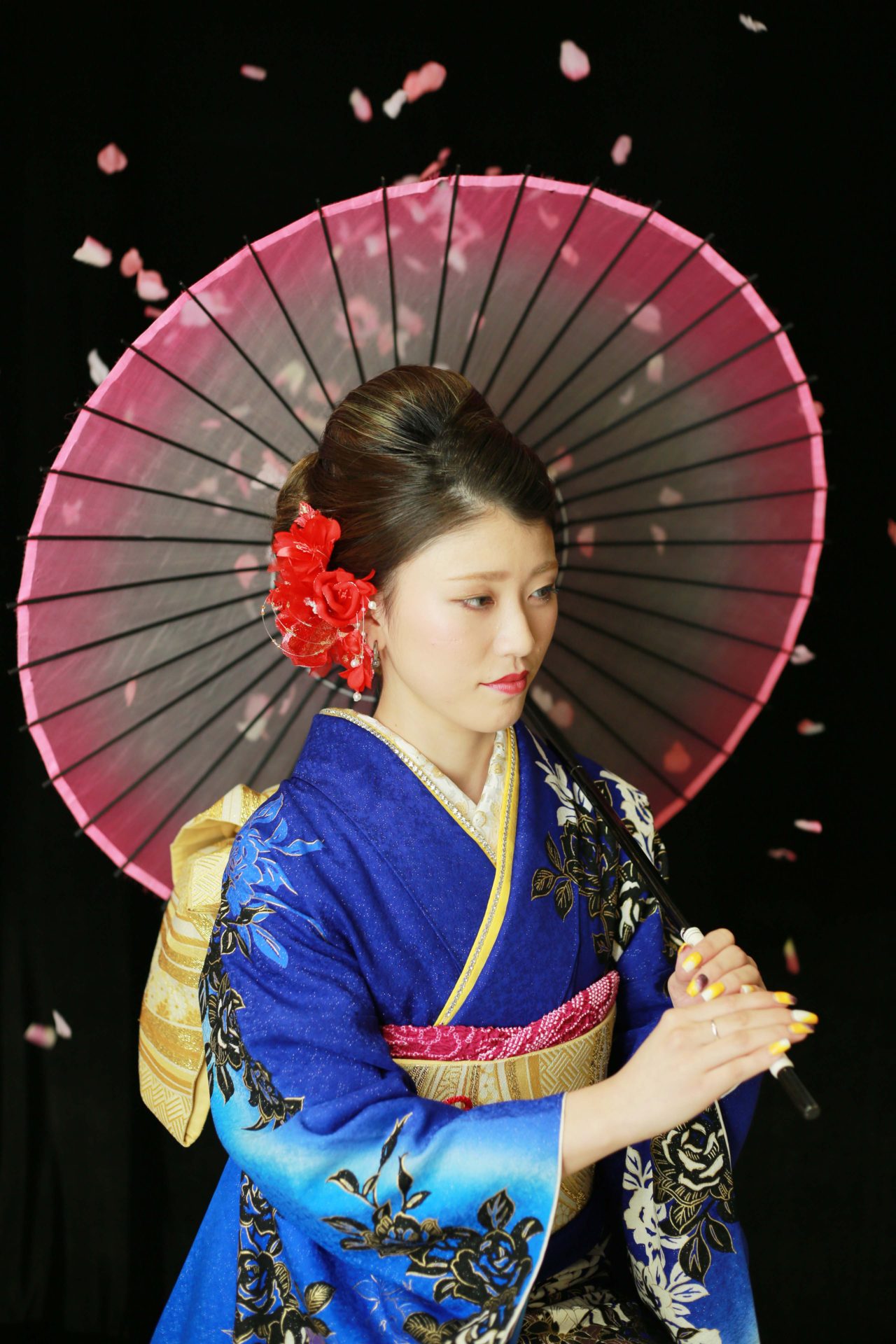 素敵な振袖でウキウキ♪成人式前撮り撮影【加茂郡】