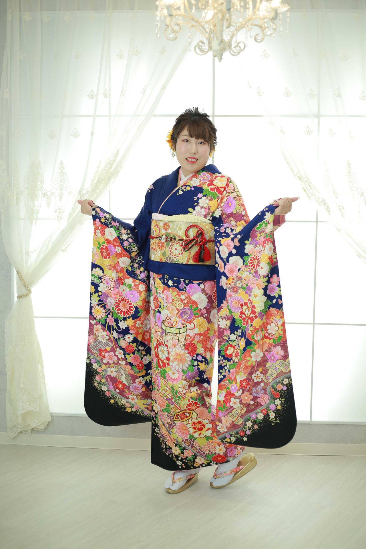 優しい笑顔で成人式前撮り【川辺町】