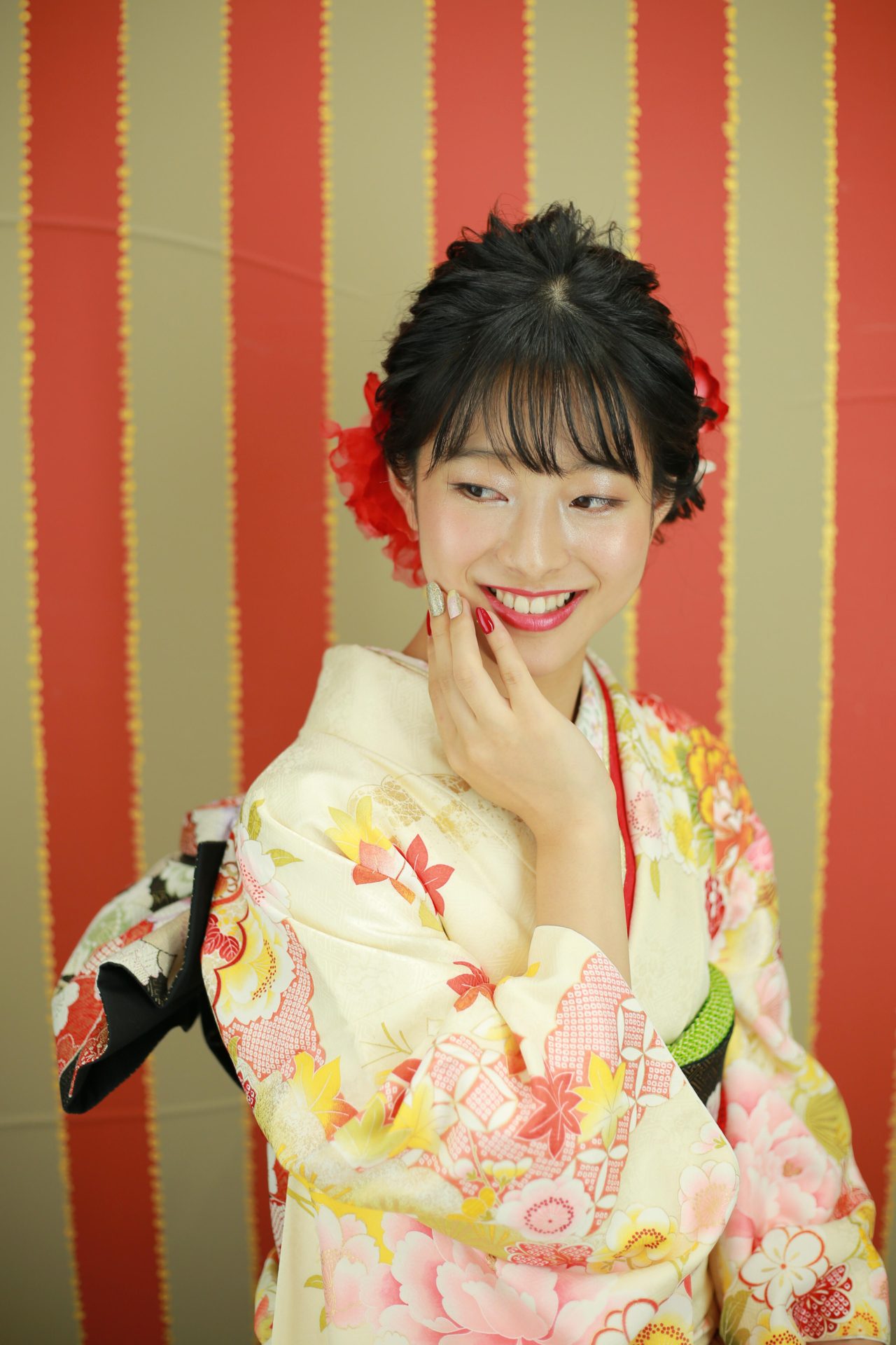 綺麗に着こなし！成人式前撮り【可児市】