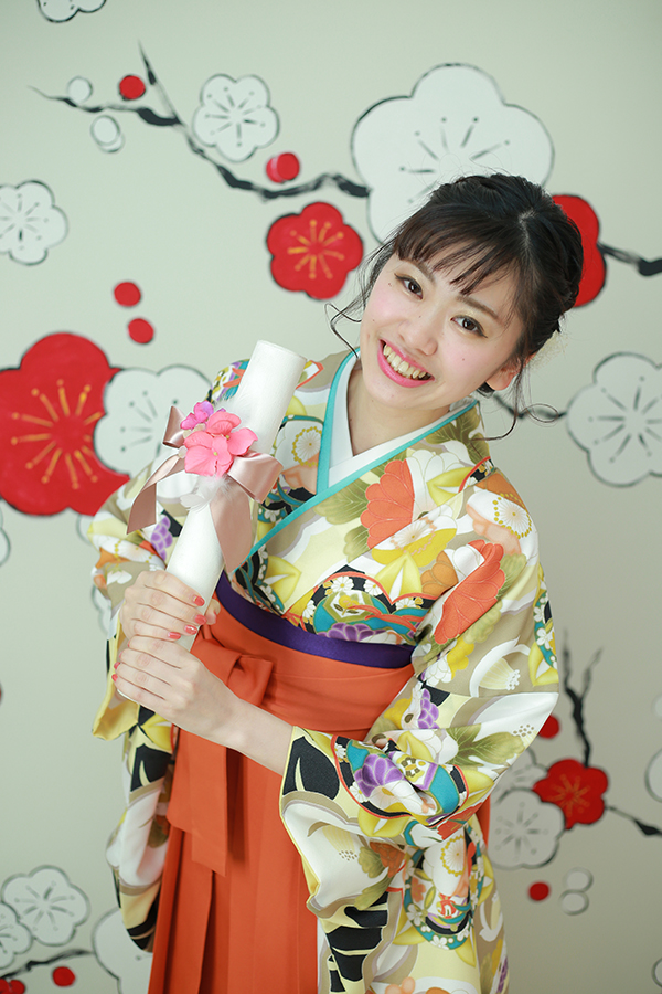 オータムカラーで卒業袴【可児市】