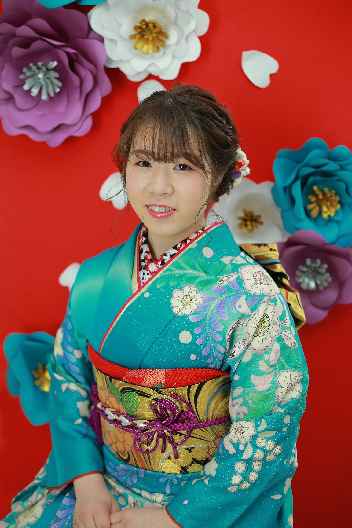 ママ振をオシャレに♪成人式前撮り【加茂郡】