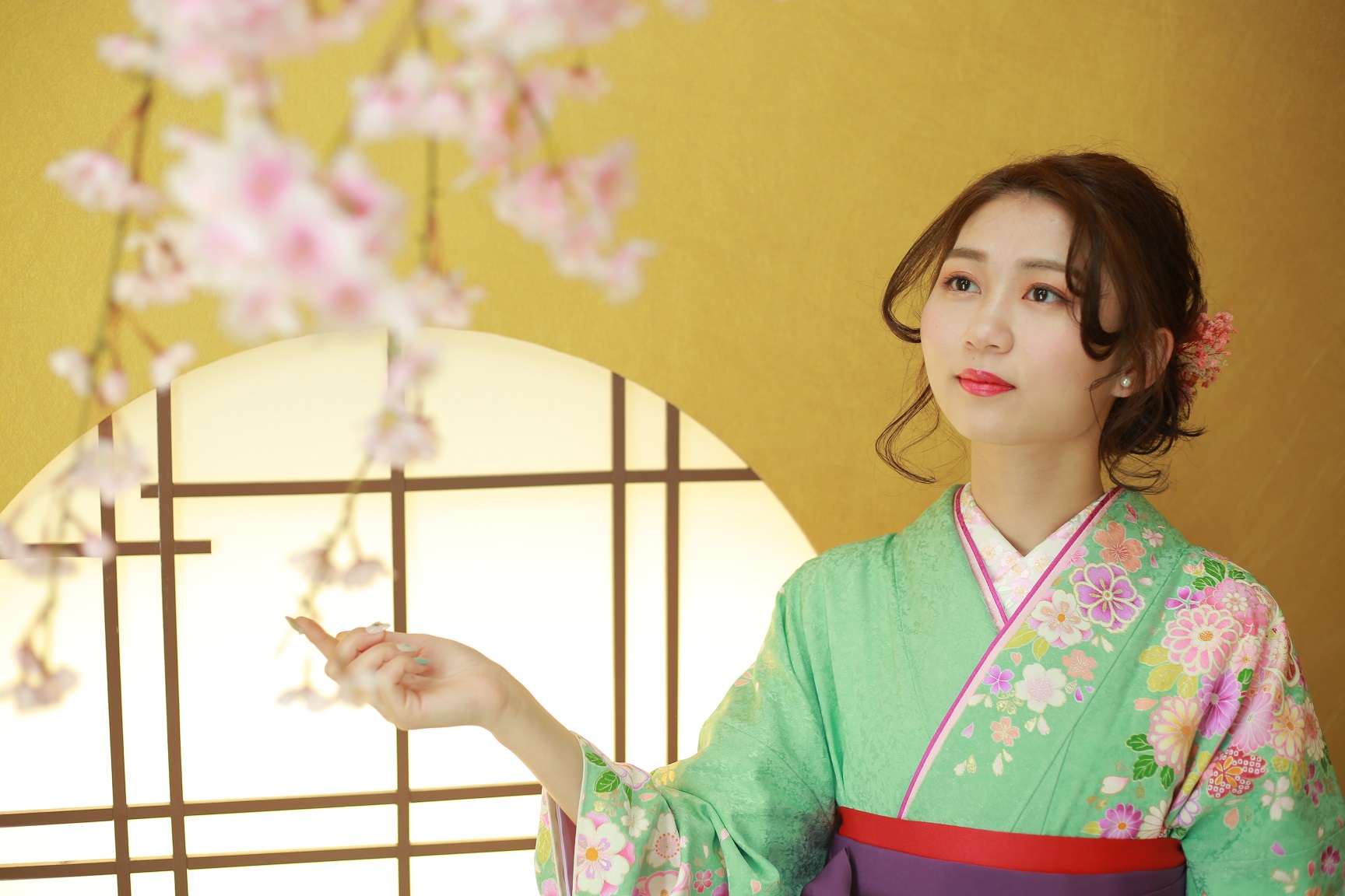 大きな瞳に見つめられて♪卒業袴さつえい【可児市】