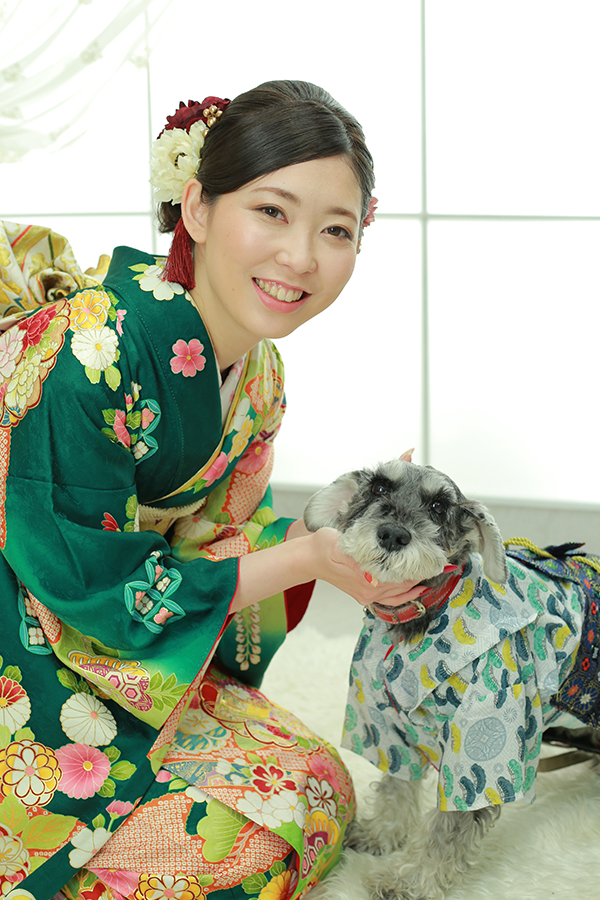 愛犬さんと成人式撮影☆【可児市】