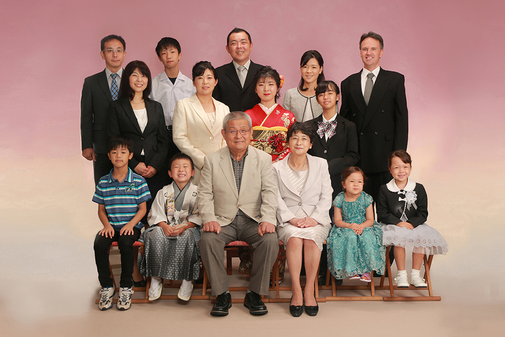 大家族記念写真【可児市】