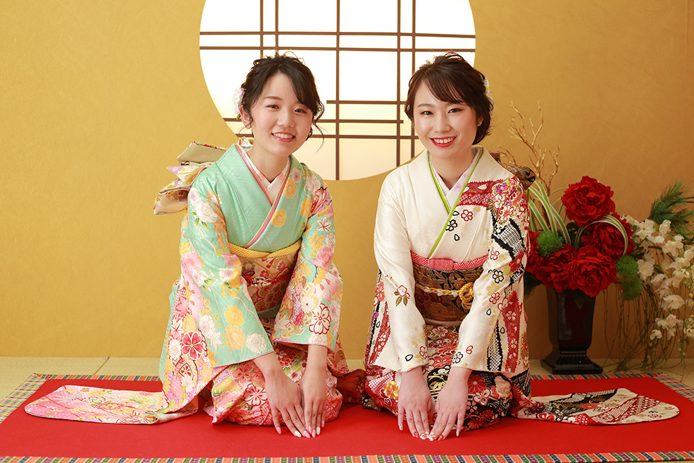 姉妹で成人記念