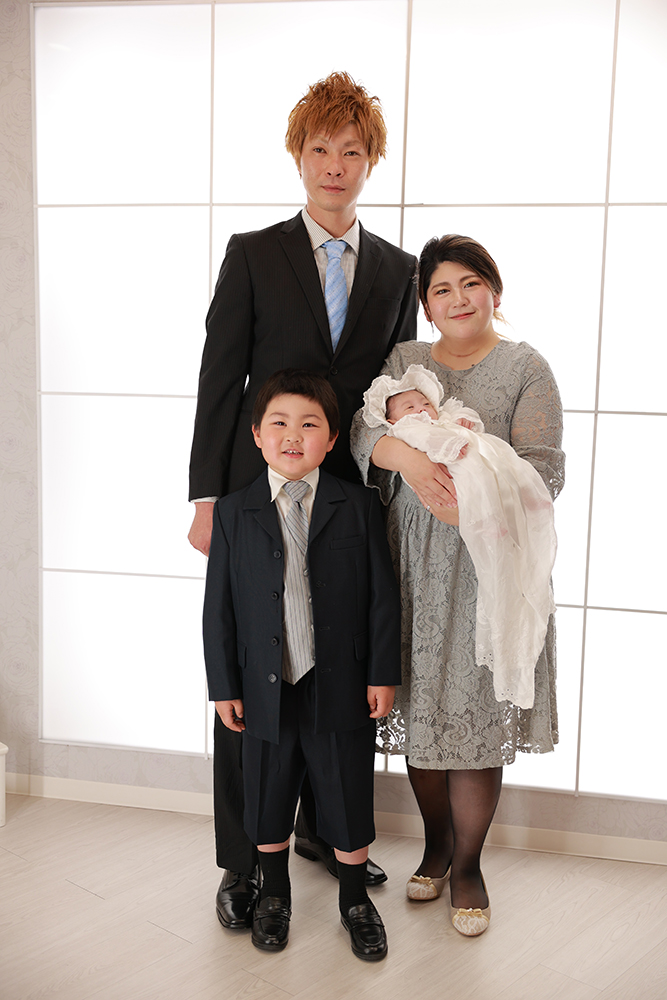 家族みんなでお宮参り【可児市】