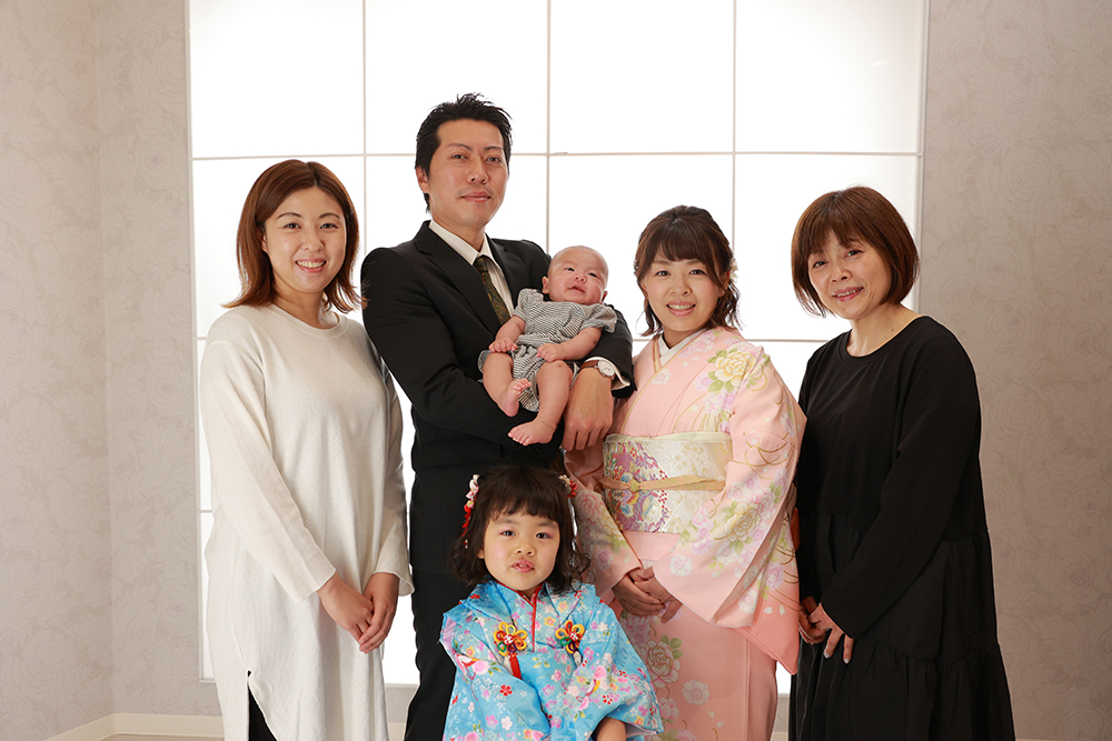 家族みんなでお宮参り【多治見市】