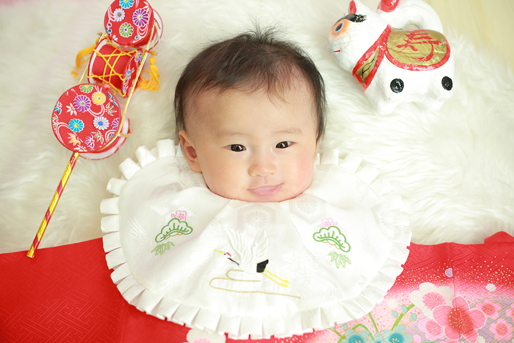 仲良しお宮参り&百日祝い